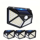 Luminária Parede Solar 100 Leds Com Sensor de Movimento