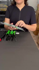Kit Jogo Jardinagem Jardim Pá Ancinho GarfoTesoura Poda Luva 5 Peças Profissional Ferramenta
