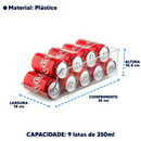 Organizador de Geladeira Porta Latas Cozinha Armário Prateleira