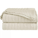 Manta Decorativa Tricot Premium para Sofá Aconchegante Várias Cores 200X90
