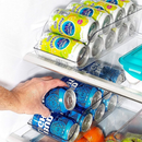 Organizador de Geladeira Porta Latas Cozinha Armário Prateleira