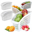 Pote Organizador De Geladeira Frutas Verduras Frescas Multiuso