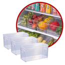 Kit 3 Organizador Multiuso de Geladeira Armário Cozinha Porta Tempero Organizador mantimentos