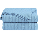 Manta Decorativa Tricot Premium para Sofá Aconchegante Várias Cores 200X90