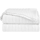 Manta Decorativa Tricot Premium para Sofá Aconchegante Várias Cores 200X90