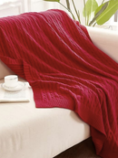 Manta Decorativa Tricot Premium para Sofá Aconchegante Várias Cores 200X90