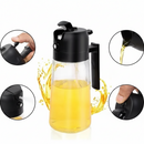 Azeiteiro Vinagreiro Spray De Vidro Com Botao + Bico Dosador - 470ml