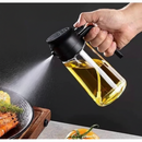 Azeiteiro Vinagreiro Spray De Vidro Com Botao + Bico Dosador - 470ml