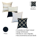 4 Capas De Almofadas Boho Chic Elegante Estilo Rustico