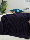 Manta Decorativa Tricot Premium para Sofá Aconchegante Várias Cores 200X90