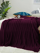 Manta Decorativa Tricot Premium para Sofá Aconchegante Várias Cores 200X90