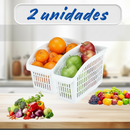 CrateLux™ | Cestos Organizadores Premium para Gaveta da Geladeira