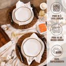 Aparelho de Jantar e Chá Porcelana 20 peças Ryo Maresia Jogo de Pratos e Xícaras Oxford