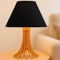 Abajur Giovanna luminaria de mesa sala quarto escritório em mdf cortada a laser