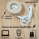 Luminária de Mesa LED em Cristal 3D Padrões de Lua e Sistema Solar Luz Ambiente para Quarto Alimentação USB