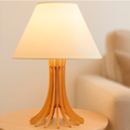 Abajur Giovanna luminaria de mesa sala quarto escritório em mdf cortada a laser