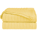 Manta Decorativa Tricot Premium para Sofá Aconchegante Várias Cores 200X90