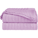Manta Decorativa Tricot Premium para Sofá Aconchegante Várias Cores 200X90