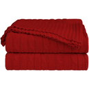 Manta Decorativa Tricot Premium para Sofá Aconchegante Várias Cores 200X90