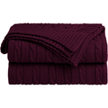 Manta Decorativa Tricot Premium para Sofá Aconchegante Várias Cores 200X90