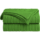 Manta Decorativa Tricot Premium para Sofá Aconchegante Várias Cores 200X90