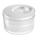 Secador de Salada 5.5 L Organizador Manual Folhas Giratório Legumes Verduras Alface Alimento