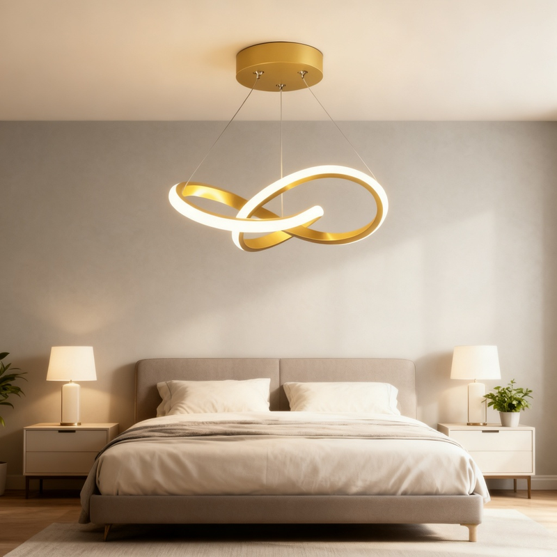 3 Cores(110V/220V) Luminária De Teto Pendente Led Moderna Lustre para Corredor Sala Quarto Cozinha