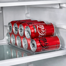 Organizador de Geladeira Porta Latas Cozinha Armário Prateleira