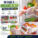 Pote Organizador De Geladeira Frutas Verduras Frescas Multiuso