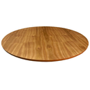 Prato Giratorio para Mesa Luxo 60cm Off White Com Vidro Sobrepor