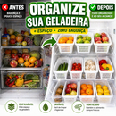 Pote Organizador De Geladeira Frutas Verduras Frescas Multiuso