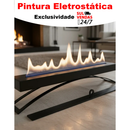 Lareira Ecológica portátil a álcool de mesa 46cm baixa emissão de poluentes.sem fumaça,sem cheiro