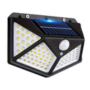 Luminária Parede Solar 100 Leds Com Sensor de Movimento
