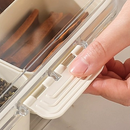 Pote Acrílico Luxo Multiuso Com 4 Ou 8 Divisórias Para Frutas Legumes Carnes E Ovos Transparente