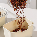 Pote Acrílico Luxo Multiuso Com 4 Ou 8 Divisórias Para Frutas Legumes Carnes E Ovos Transparente