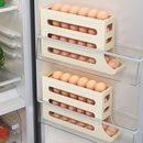 2 ANDAR / 4ANDAR gaveteiro duplo em plástico tipo porta 32 ovos com para cozinha geladeira